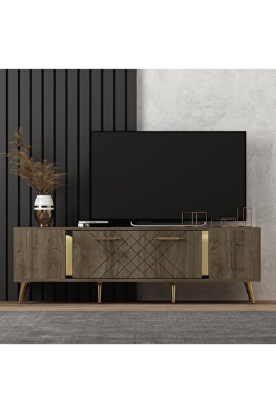 CENEYRA GETAS TV STAND CEVİZ-GOLD