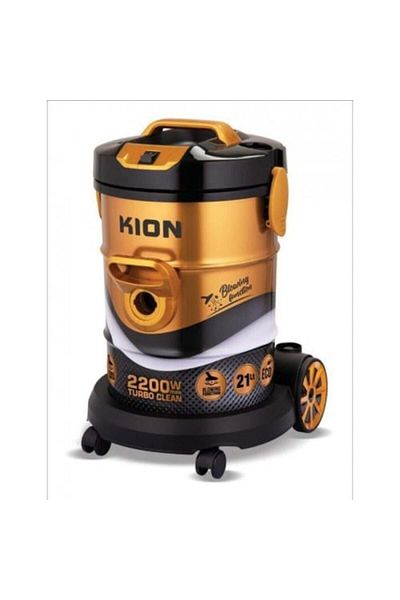 Kion Barrel Vacuum Cleaner 21L 2200W - Turkish - Gold - DVC622
