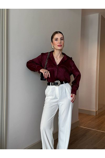 YK FASHION Wim Button Detailed Shirt