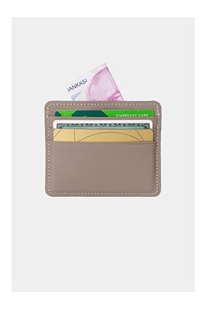 Lysande 100% Genuine Leather Unisex Card Holder Black 6 Card Slots Minimal Card Holder Wallet Slim Stylish Design