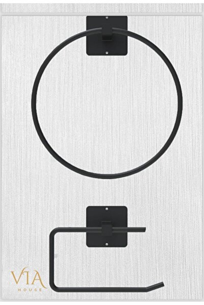 Egem Home Yapışkanlı Vidalı Yuvarlak Havluluk Tuvalet Kağıdı Askısı Wc Kağıdı...