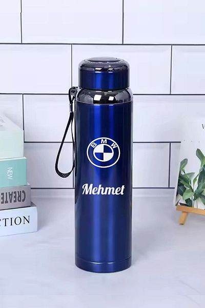 İŞTE BU 1 Liter Stainless Steel Vehicle Car Logo Printed Thermos |   12 Hours Hot and Cold Keeping |   Durable Structure