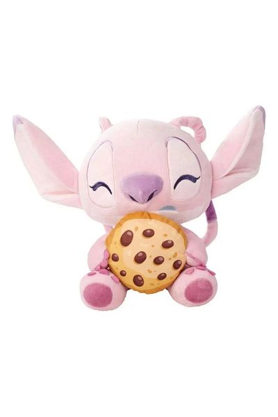 TOYFEST Disney Stitch Soft Cookie Eating Angel Licensed Plush 25 cm