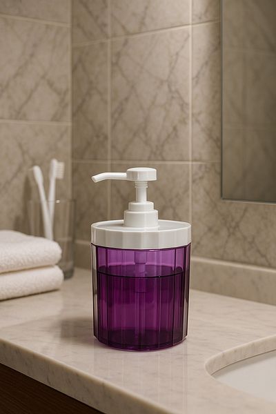 Pufwin Home 700 مل XL موزع الصابون السائل على سطح الطاولة