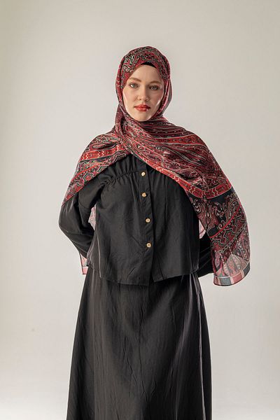 FLEUR SOİE Caraval Ethnic Pattern Janjan Shal