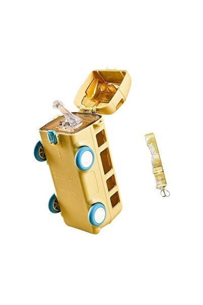 suluk plastik Bus Water Bottle Yellow