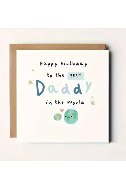 Veloma Home & Toys عيد ميلاد سعيد يا أبي، مغلف بطاقة عيد ميلاد سعيد للأب