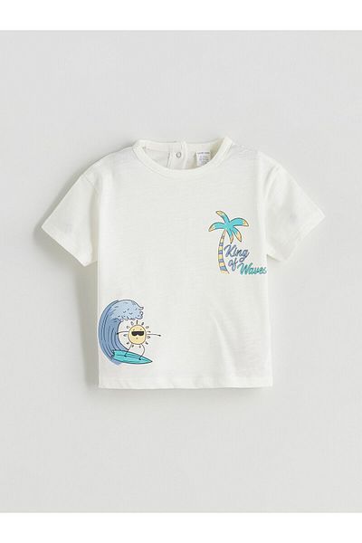 LC Waikiki Printed Baby Boy T-Shirt and Shorts 2-Pack