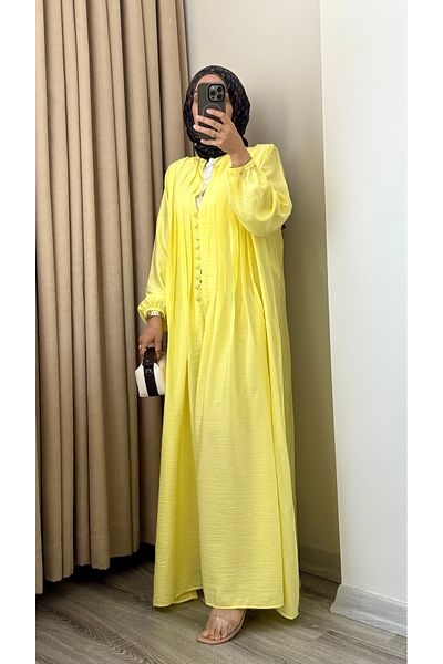 MERİÇ BOUTİQUE Buttoned Summer Chic Dress