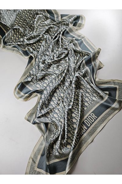 Webinay Home Εισαγόμενο μεταξωτό σάλι Voile Scrafs Hijab Dior Silk Voile Shawl