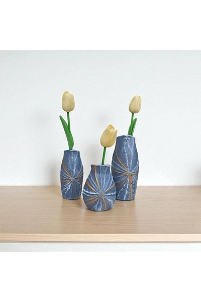 BULUT DESIGN Triple Decorative Vase