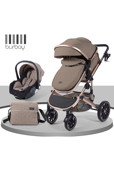 burbay 4 in 1 Stroller, Carrier, Rocking Chair, and Baby Bag by Burbay