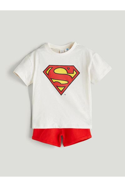 LC Waikiki Printed Baby Boy T-Shirt and Shorts