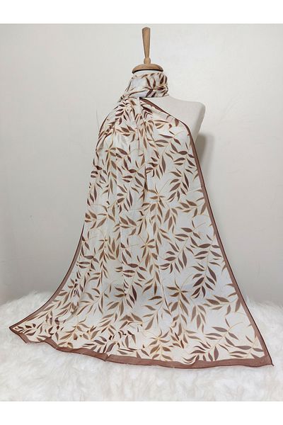 istanbul prensesleri Patterned Chiffon Shawl High Quality Size 70 X 185 cm
