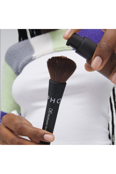 SEPHORA 06 Multi-Purpose Face Brush - Foundation, Blush, Bronzer & Highlighter, Liquid/Powder/Cream