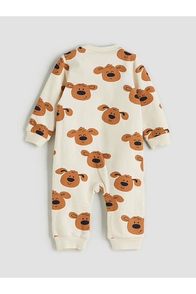 LC Waikiki Printed Baby Boy Snap Romper (W5)