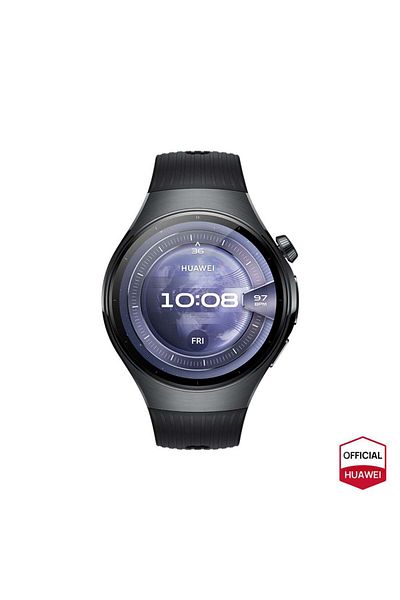 Huawei Watch 5 46mm Smartwatch, Multi-sensing X-tap Technology, Real-time Fingertip Blood Oxygen, He