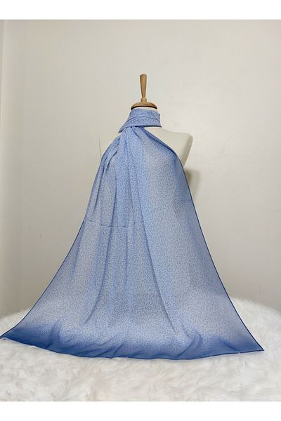 istanbul prensesleri Patterned Chiffon Shawl 185 X 70 cm