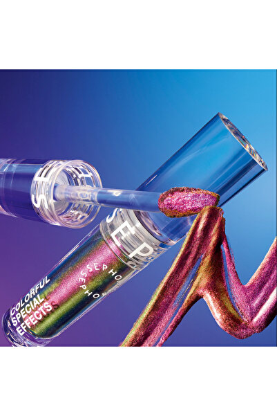 SEPHORA Colorful Special Effects - Çok Renkli Likit Göz Farı, Işığa Göre Renk Değiştiren Suya Dayanıklı