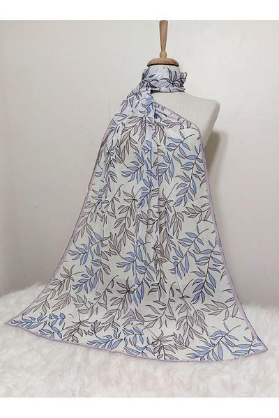 istanbul prensesleri Patterned Chiffon Shawl High Quality Size 70 X 185 cm