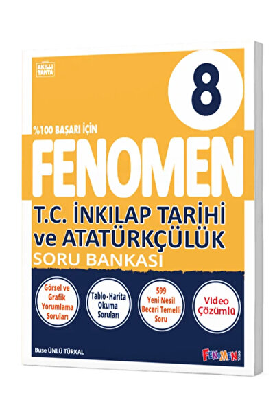 Fenomen Yayıncılık Fenomen Yayınları 8 Sınıf İnkılap Tarihi Soru Bankası LGS