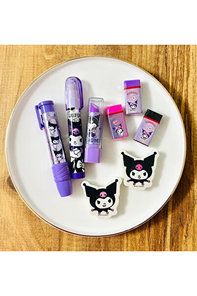 ÖZ KIRTASİYE Kuromi Sanrio 5'li Silgi Seti