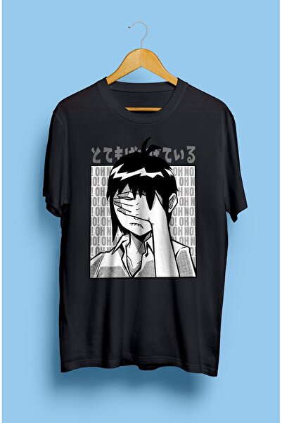 donamod Tricou unisex imprimat cu design tematic cu personaje manga anime sup...