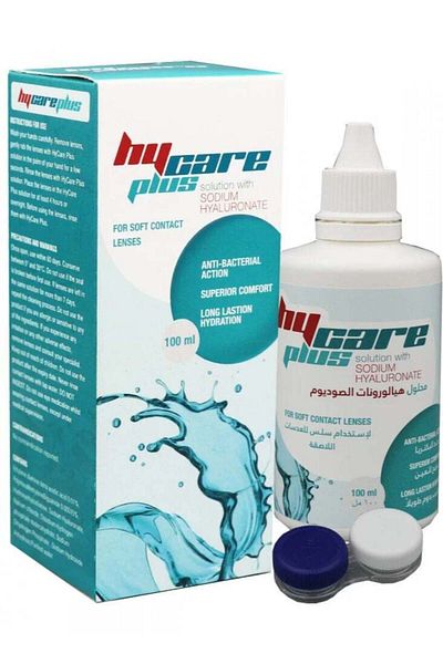 hiCare Plus Sodium Hyaluronate Multipurpose Solution for Contact Lenses 100 ml