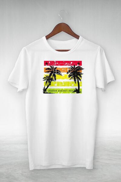 donamod Μπλουζάκι Unisex με λευκό στάμπα Cte-023