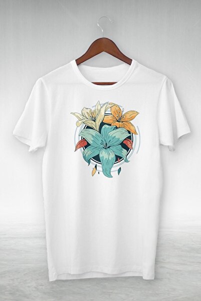 donamod Μπλουζάκι με στάμπα με λευκή εικονογράφηση Unisex Gsc-444