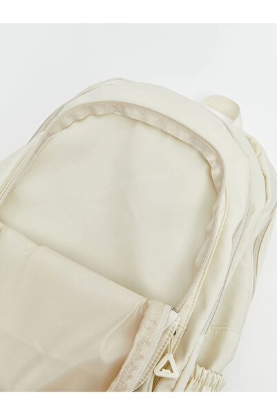 LC Waikiki Lcw Accessories Ecru Multi-Compartment Girl's Backpack