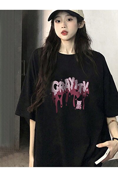 donamod تصميم الرسوم المتحركة والجرافيك تي شيرت كبير الحجم سلسلة الرسوم المتح...