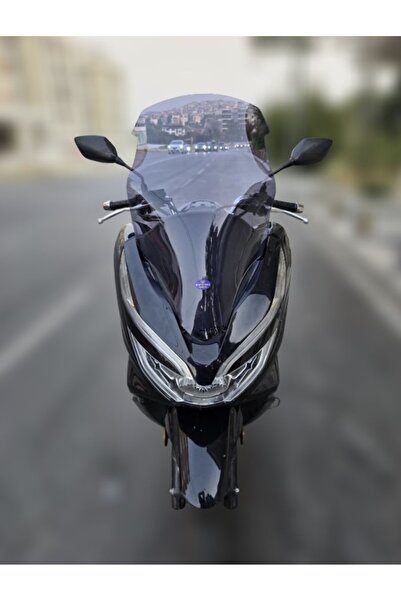 MOTOCAM Honda PCX Ön Cam 2018-2020 Model 65cm Füme Renkli 4mm ORTA BOYLU