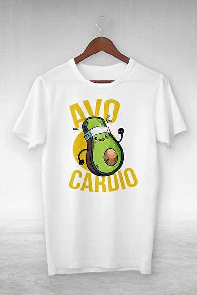 donamod Μπλουζάκι Unisex Λευκό Avo Cadıo με στάμπα Gsc-377