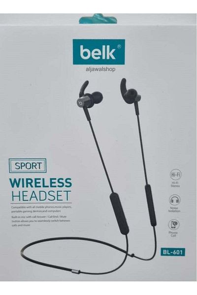 Belik Bluetooth Sports Necklace Headset - Pure Sound and High Clarity Microphone