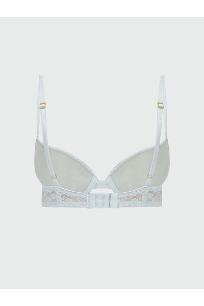 LC Waikiki LCW DREAM Sutien de tricou cu dantelă căptușită cu sârmă albastră