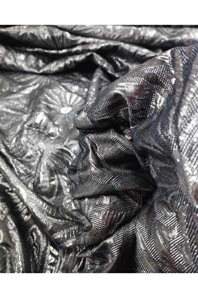 Kumaş Parça Brocart în culorile Black Lame Lățime: 155