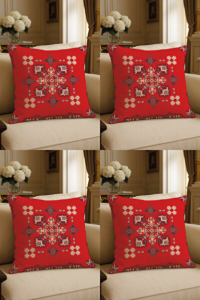 LadiesHome Husă decorativă pentru pernă de 43x43 cm, imprimată digital cu des...