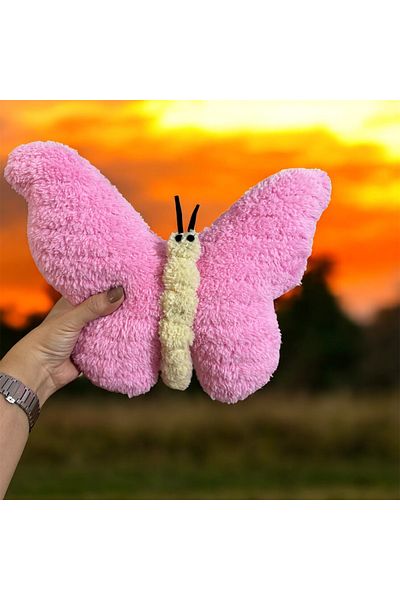 happyteks boutique Plush Tiny Butterfly Cushion