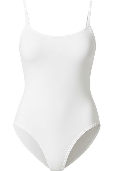 Lantliv 2 Pcs 95% Cotton 5% Elastic Thread Strap Snap Fastener Women's Bodysuit, Women's Bodysuit