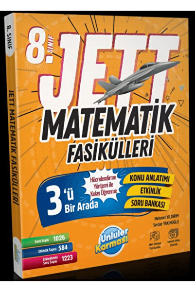 Ünlüler Karması 8.Sınıf Jett Matematik Fasiküller Soru Bankası / Kolektif / Ü...