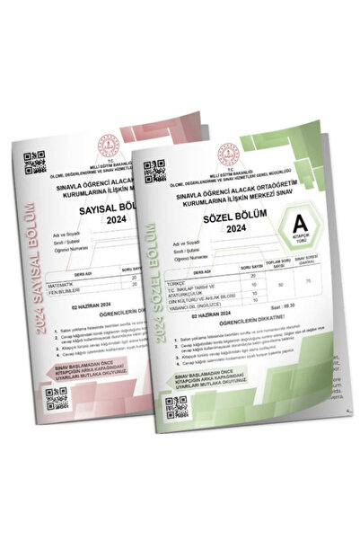 AV YAYINLARI 8. Sınıf AV LGS Tıpkı Basım 2024 Çıkmış Soru Denemesi SAY/SÖZ / ...