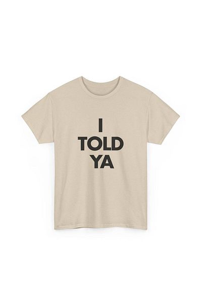 l'eivor I Told Ya Printed Cotton T-Shirt