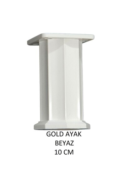 Adilon GOLD AYAK 10cm Alb, inclusiv șuruburi