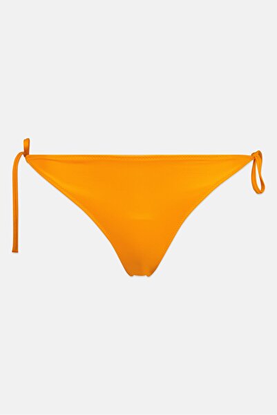 Calvin Klein Women Brand Logo Bikini Bottom, Orange