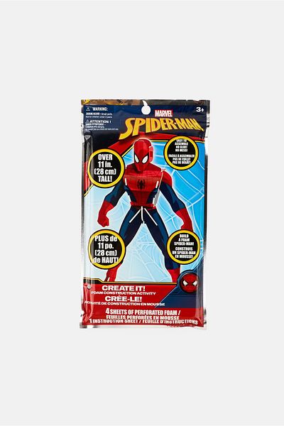 Marvel Spider-Man Create It Activity Play Pack, Multicolor