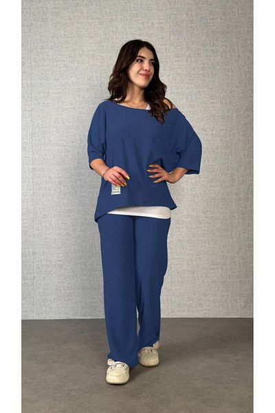 leyla sanat sanata yeni bir bakış açısı Leyla New Perspective on Art Women's Short Sleeve Off-The-Shoulder Batwing Sleeve Wrap-Around Blouse