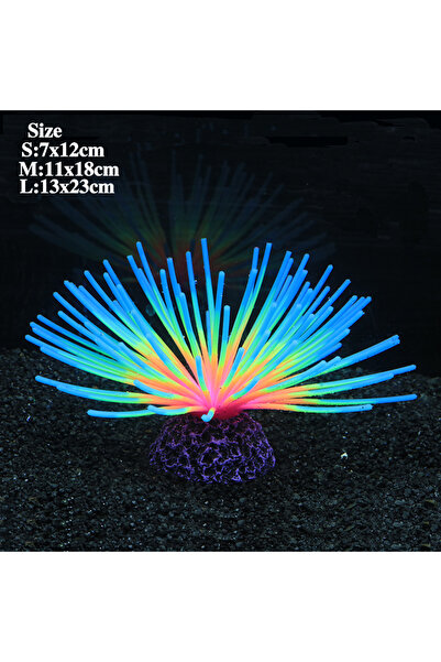 choice2 كرة قنفذ البحر الاصطناعية المصنوعة من السيليكون باللون الأزرق S ذات ا...