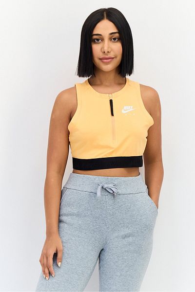 Nike Women Sportswear Fit Sleeveless Training Top, Orange