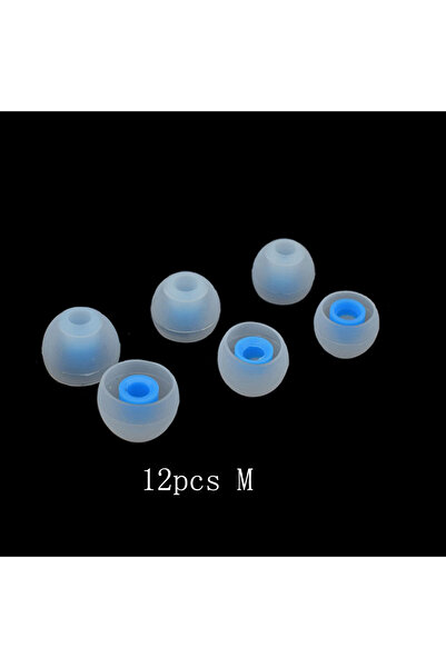Choice أبيض أزرق M Ivinxy 12 قطعة من أغطية سماعات الأذن المصنوعة من السيليكون...